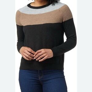 Smartwool Edgewood Tri-Color Block Sweater Size Small